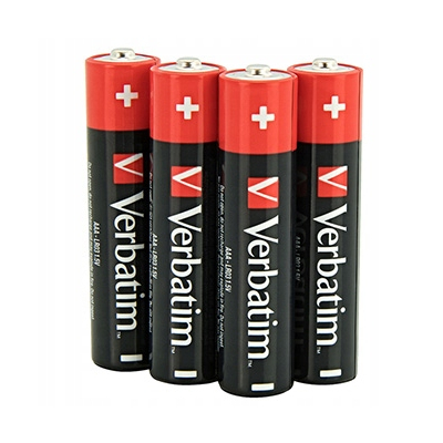 Verbatim Jednorazowa alkaliczna baterie AAA, 4-pack
