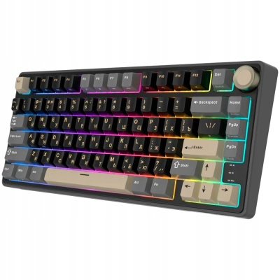 ROYAL KLUDGE R75 Phantom Gaming Keyboard K silver switch