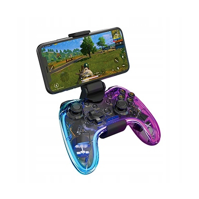 Gamepad Marvo GHOST 40, bezprzewodowy, wielokierunkowy, przezroczysty