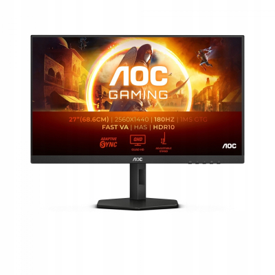 AOC Monitor Q27G4XN 27 cali Fast VA 180Hz HDMIx2 DP