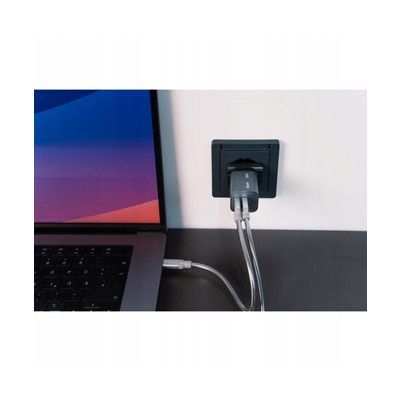 Verbatim Ładowarka GaN USB 3.0 USB C szara, 35 W, wymienne końcówki C,G,A