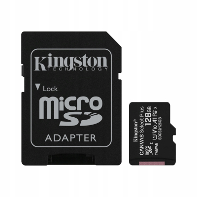 Kingston microSD 128GB Canvas Select Plus
