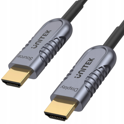 Unitek kabel optyczny HDMI 2.1 AOC 8K 120Hz 50 m