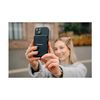 Verbatim powerbank z ładowaniem bezprzewodowym 32227 10000mAh Czarny