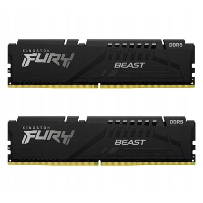 Kingston Pamięć RAM DDR5 64GB (2x32GB) 6000MT/s CL36 FURY Beast Black EXPO SKLEP KOZIENICE RADOM