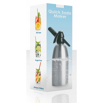 SATURATOR QUICK SODA SA-01A SREBRNY 1 LITR