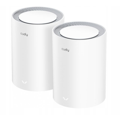 CUDY M3000_W(2-Pack) Wi Fi Mesh AX3000 2.5GE