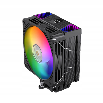 Rampage Octagon C70 Chłodzenie LGA1700/AM5 LCD infinity 120mm ARGB czarny