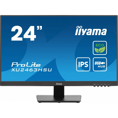 IIYAMA Monitor 24 cale XU2463HSU-B1 IPS 100HZ 3ms HDMI DP 2xUSB3.2 EPEAT FHD 1920 x 1080 Sklep KOZIENICE RADOM