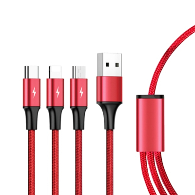 Unitek C4049RD 3-in-1 USB Charging Cable