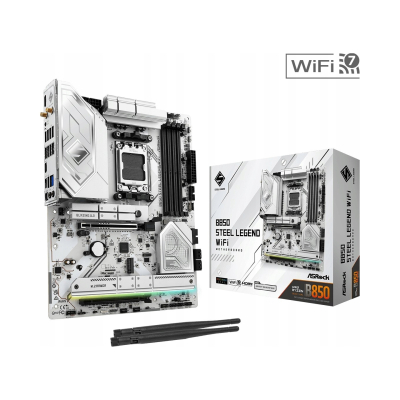 Płyta główna ASrock B850 Steel Legend WiFi ATX AMD Ryzen AM5 4x DDR5