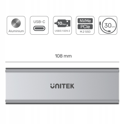 Unitek S1201A Obudowa dysku M.2 SSD USB 3.1