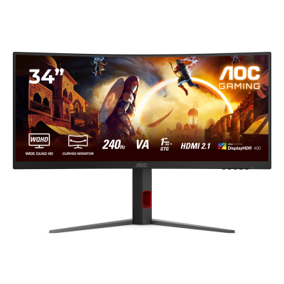 AOC Monitor CU34G4Z 34 cale 240Hz Curved VA HDMIx2 DP HAS