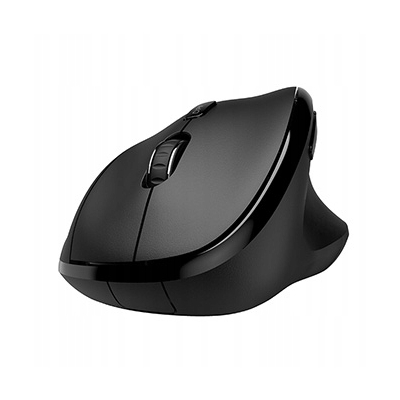 Powerton ERGO CLOE Mysz bezprzewodowa, czarna, 1600DPI