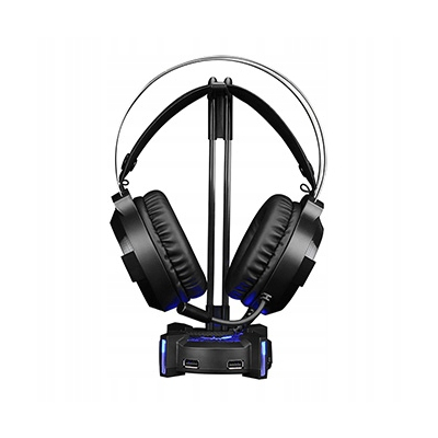 Marvo HZ-04 Podświetlany stojak na słuchawki, czarny