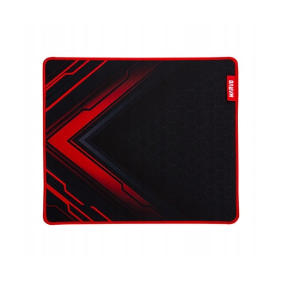 Marvo Podkładka pod mysz, Blaze L, czarno-czerwona, 450 x 400 x 3 mm