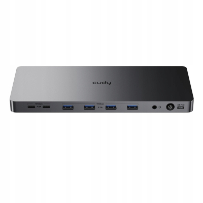 CUDY CS700 Stacja dokująca 13 w 1 10Gbps USB-C 4K 150W