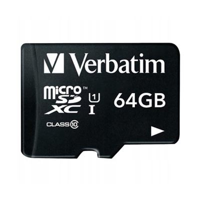 Verbatim Karta pamięci Micro Secure Digital Card Premium, 64GB, micro SDXC
