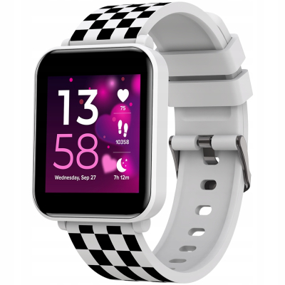 CANYON Smartwatch dla dzieci Joyce KW 43 DUAL BT Music Biały