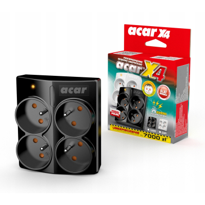 ACAR FILTR PRZECIWPRZEPIĘCIOWY X4 czarny W0159