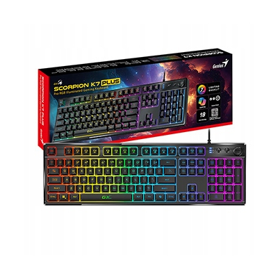 Genius GX Gaming Scorpion K7 Plus Copilot klawiatura przewodowa czarna