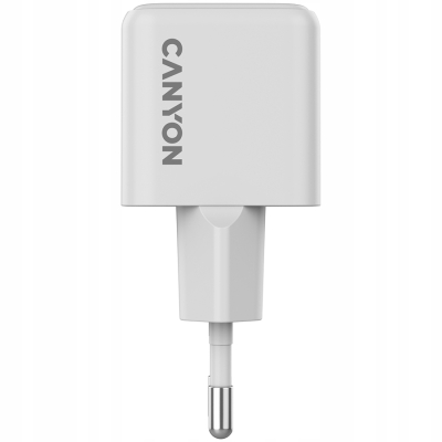 CANYON Ładowarka sieciowa CU20C GaN 20W 1xPD EU Biała