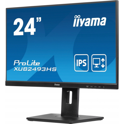 IIYAMA Monitor 23.8 cala ProLite XUB2493HS-B6 IPS HDMI DP 2x2W HAS Sklep KOZIENICE RADOM