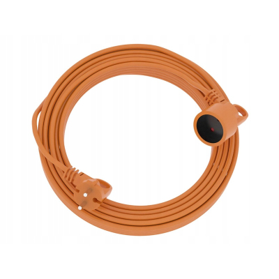 PRZEDŁUŻACZ OGRODOWY ACAR 2x1,5 250V/16A 10M pomarańczowy M01905