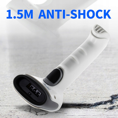 Qoltec Czytnik kodów kreskowych 1D CCD USB Biały 50865