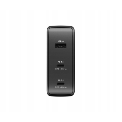 Unitek ładowarka GaN 3 porty 140W