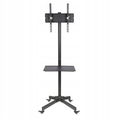 STOLIK/WÓZEK NA KÓŁKACH+UCHWYT TV 23-55" S-09
