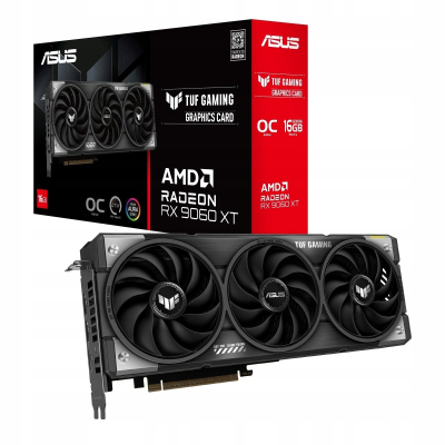 ASUS Karta graficzna Radeon RX 9060 XT TUF Gaming 16GB GDDR6 OC