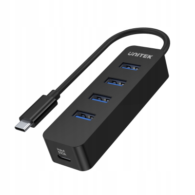 Unitek Hub USB-C, 4 porty USB 3.1 5Gbps H1117B