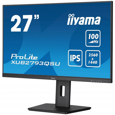 IIYAMA Monitor 27 cali ProLite XUB2793QSU-B6 IPS QHD HAS 100Hz HDMI DP USB Sklep KOZIENICE RADOM