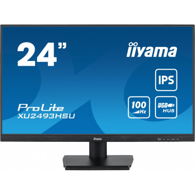 IIYAMA Monitor 24 cale XU2493HSU-B7 IPS HDMI DP 2x2W USBx2 300cd
