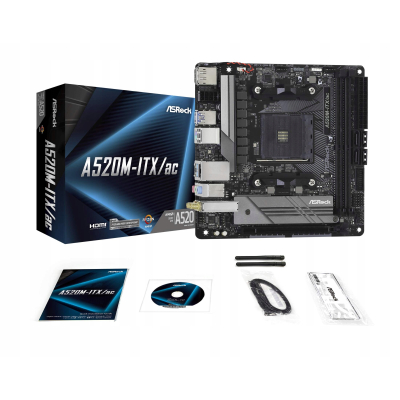 ASROCK A520M-ITX/ac mITX AM4 DDR4