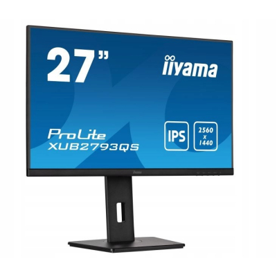 IIYAMA Monitor 27 cali XUB2793QS-B1 IPS  HAS QHD 2560 x 1440p Sklep KOZIENICE RADOM