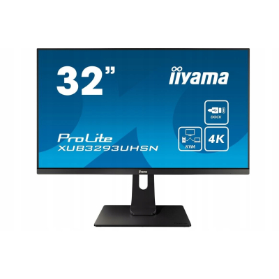 IIyama Monitor 32 cale XUB3293UHSN-B1,IPS,4K,USB-C