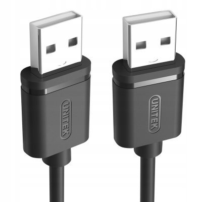 Unitek Y-C442GBK przewód USB 2.0 AM-AM 1.5m