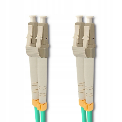 Qoltec Patchcord światłowodowy LC/UPC-LC/UPC Multimode 50/125 OM3 15m