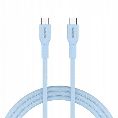 Canyon OnWire 60CL - kabel USB-C do USB-C 60 W, 1 m (jasnoniebieski)