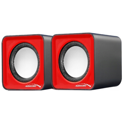 Zestaw głośników 2.0 Audiocore AC870R 6 W czerwony