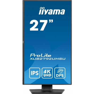 IIYAMA Monitor 27 cali XUB2792UHSU-B6 4K IPS DP HDMI USB-C