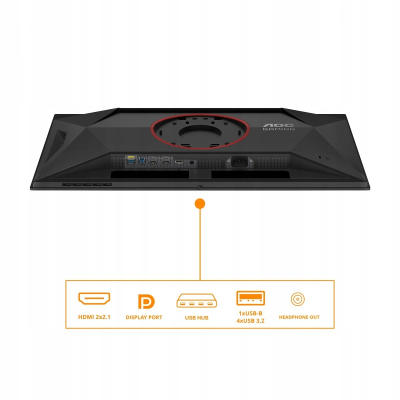 AOC Monitor Q27G4ZD 27'QD-OLED 240Hz HDMIx2 DP Pivot