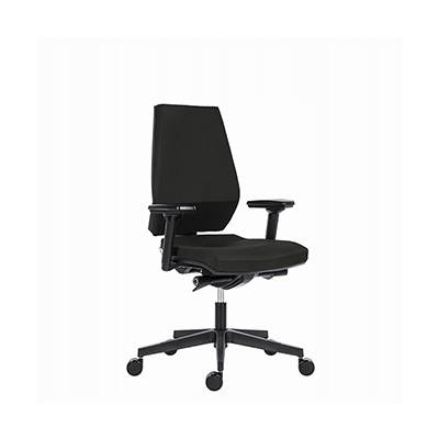 Powerton ERGO SIMA Ergonomiczny fotel biurowy, Czarny