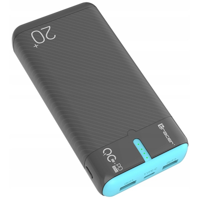 TRACER Power bank EnerGen 20000mAh PD+QC3.0 GB niebieski TRABAT47517