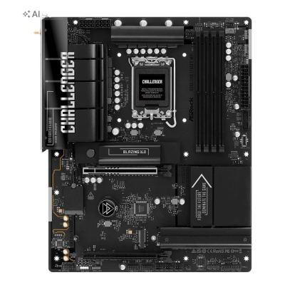 ASROCK MB Desktop B860 Challenger Wi-fi, S.1851, 4x DDR5