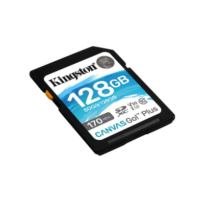 Kingston Karta pamięci SD 128GB Canvas Go Plus 170/90MB/s CL10 U3 V30