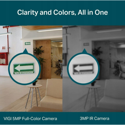 TP-LINK Kamera sieciowa VIGI C450(2.8mm) 5MP Full-Color Turret