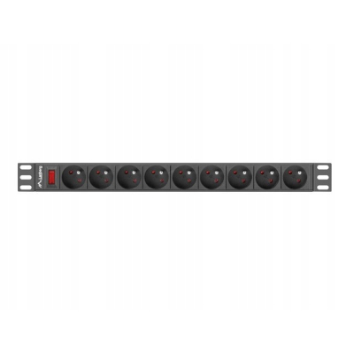 Lanberg Listwa rack PDU 19 cali 1U 16A 9X 230V 3m